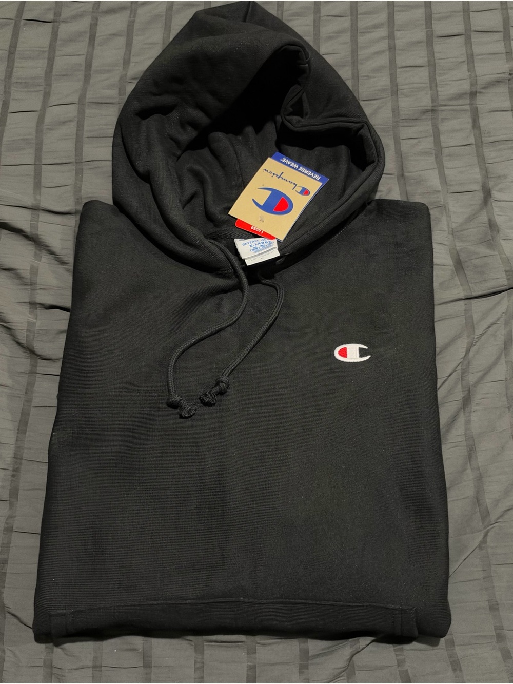 Champion Reverse Weave Men’s XL Black Hoodie
